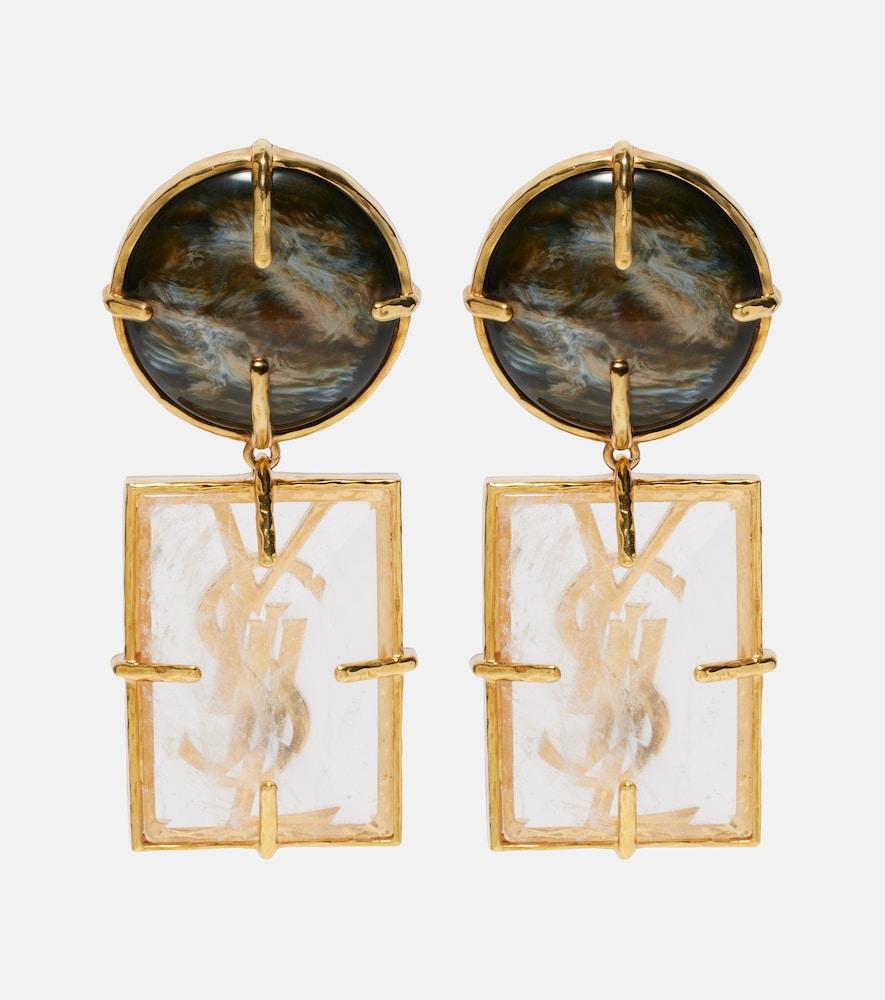 saint laurent cassandre clip-on earrings