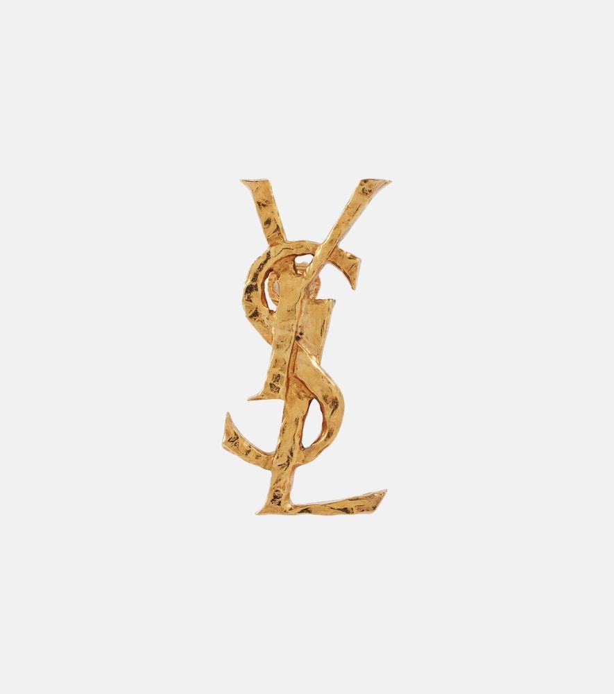 saint laurent cassandre clip-on single earring