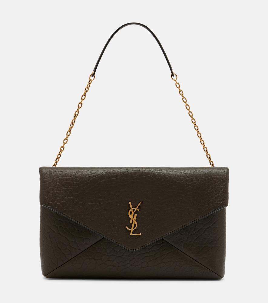 saint laurent cassandre large leather shoulder bag
