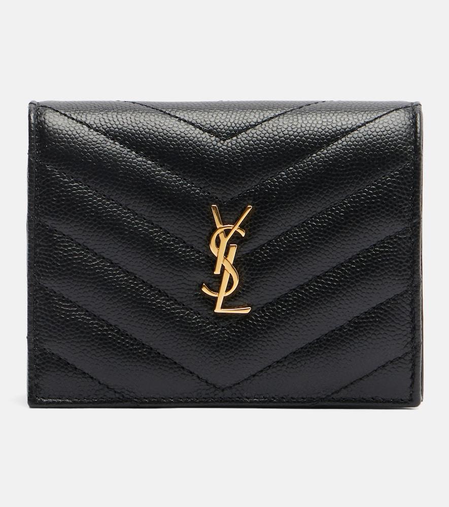 saint laurent cassandre leather card holder