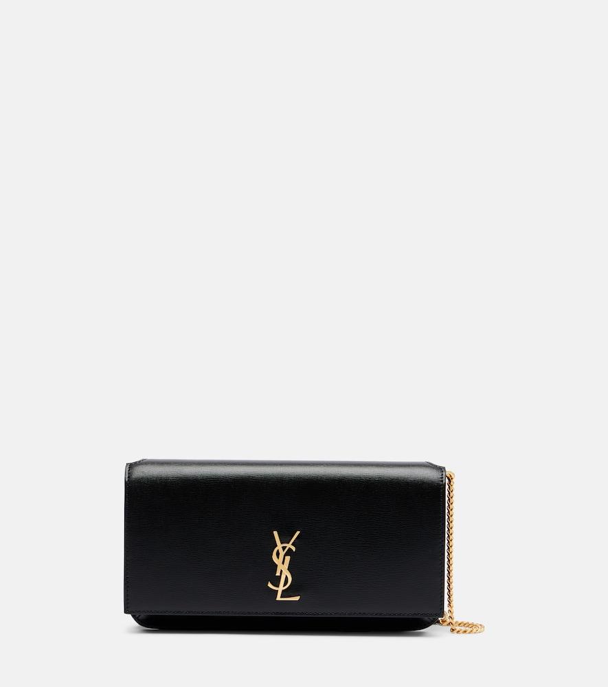 saint laurent cassandre leather phone pouch