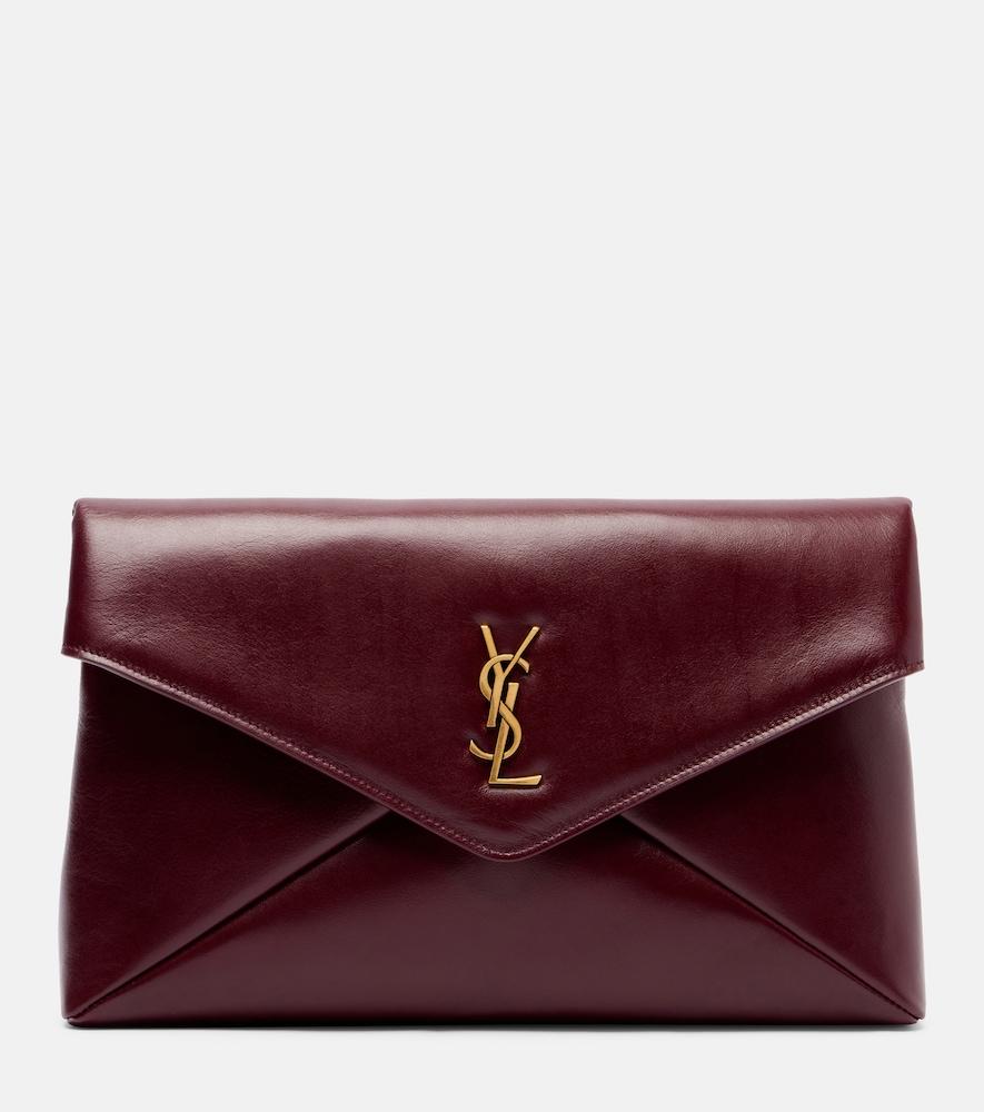 saint laurent cassandre leather pouch