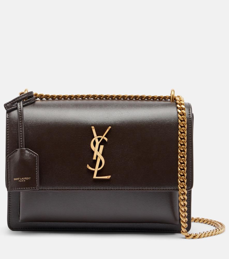 saint laurent cassandre leather shoulder bag