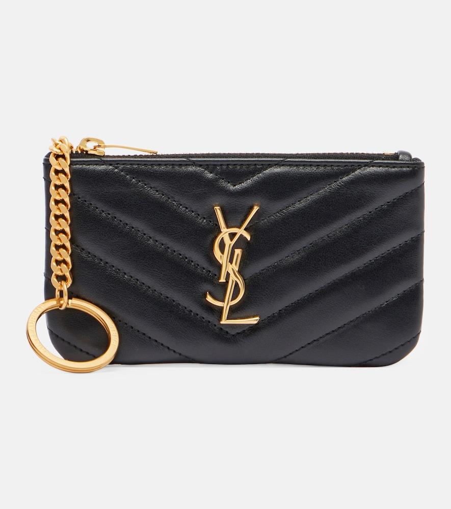 saint laurent cassandre matelassé leather pouch