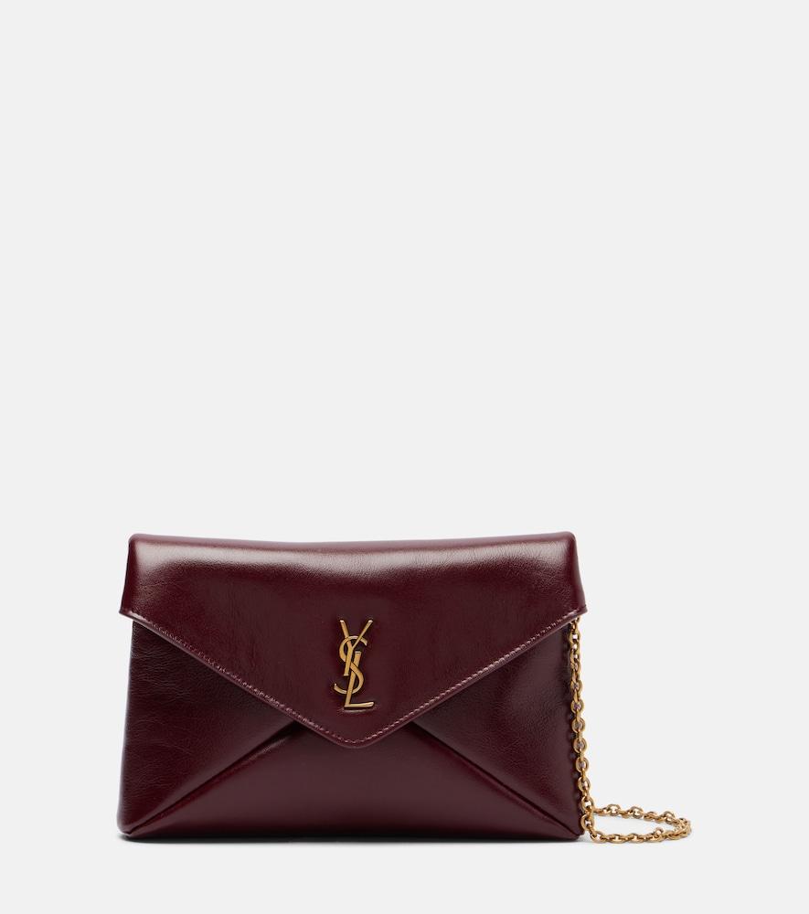 saint laurent cassandre mini leather crossbody bag