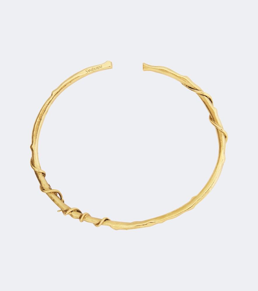 saint laurent cassandre mulberry necklace
