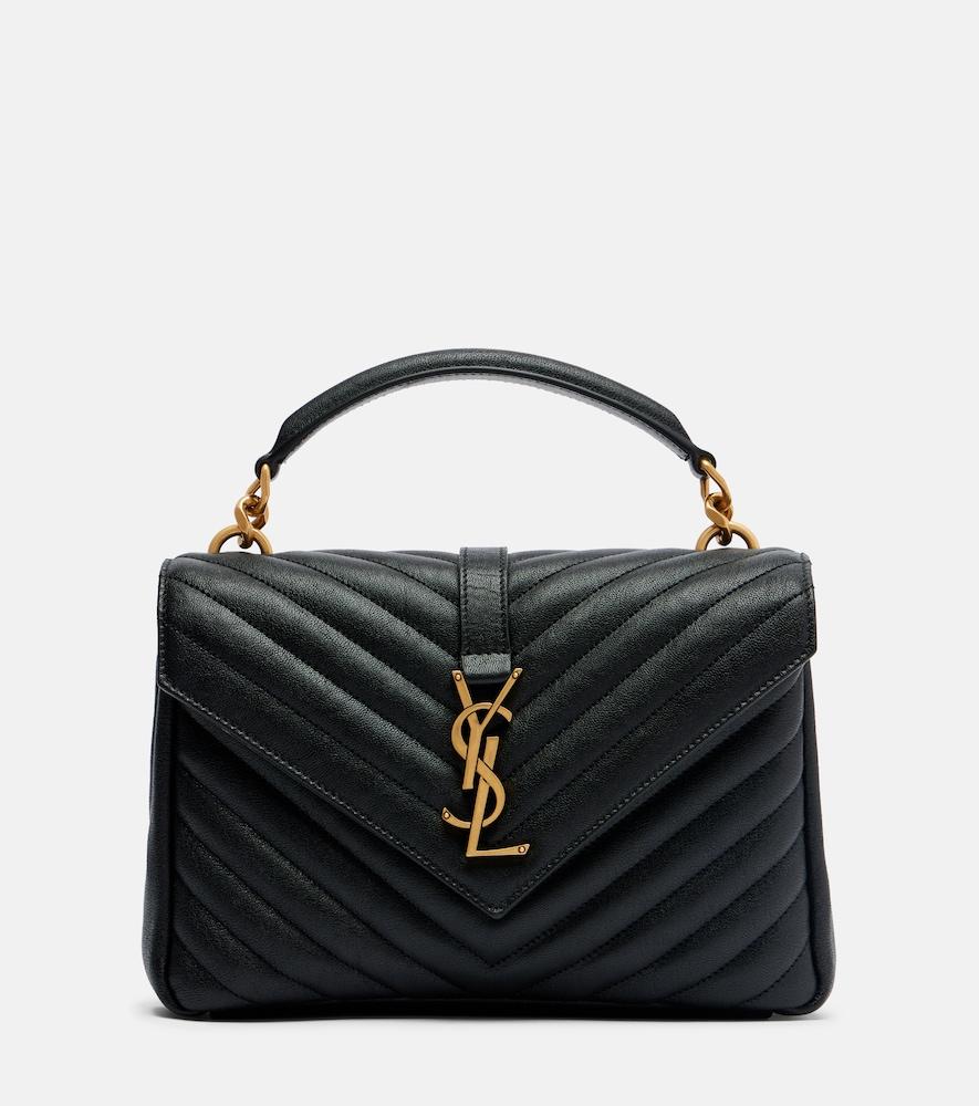 saint laurent collège medium leather shoulder bag