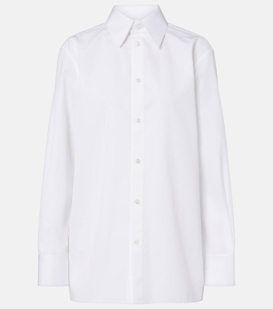 saint laurent cotton poplin shirt