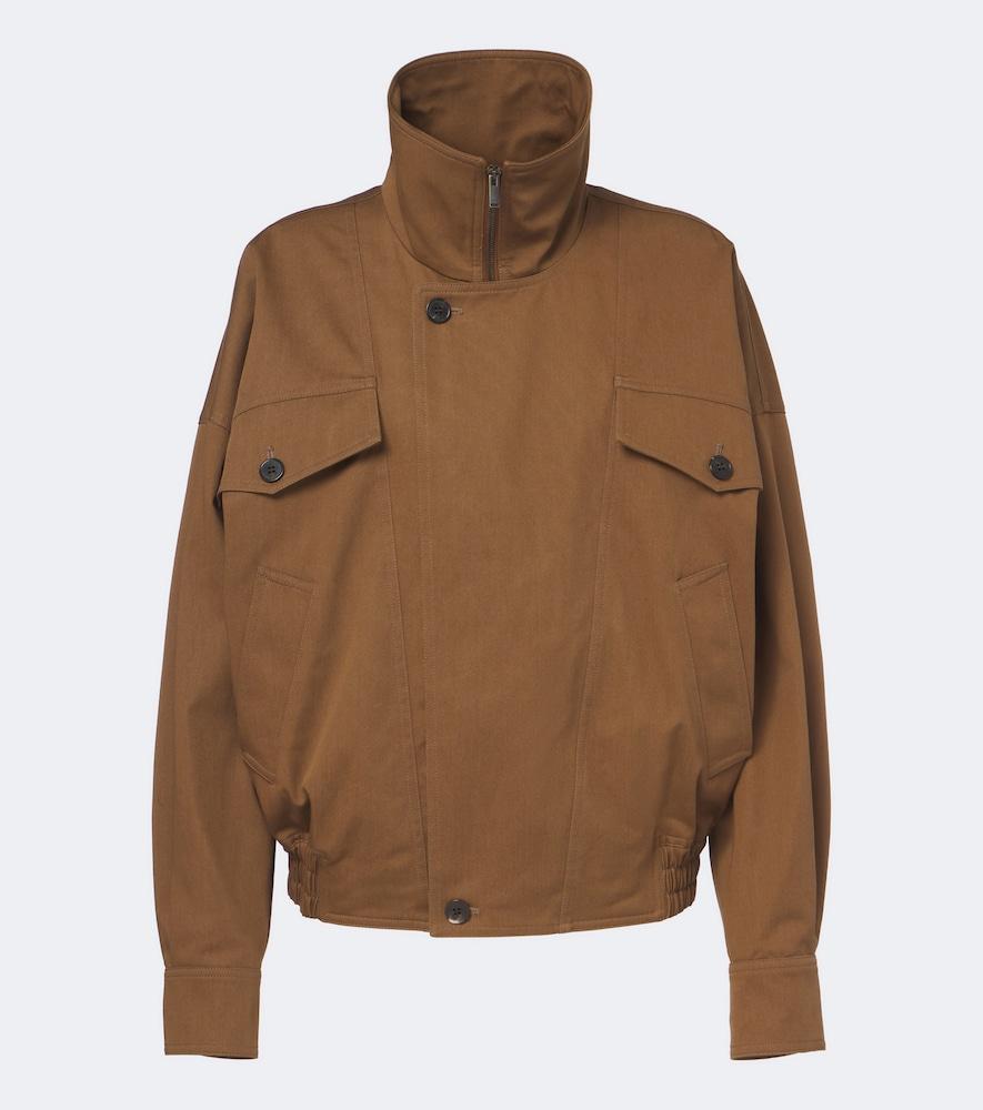 saint laurent cotton serge jacket