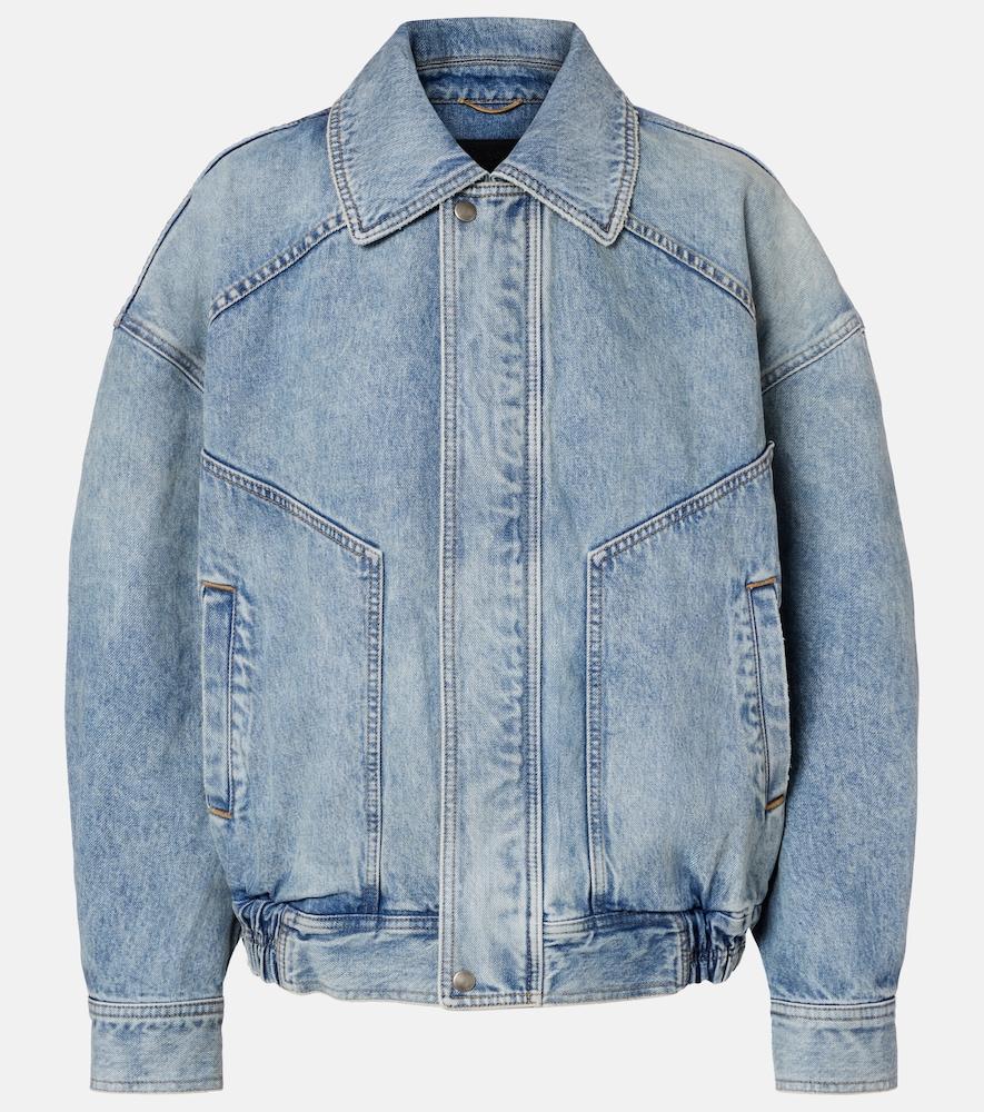 saint laurent denim blouson jacket
