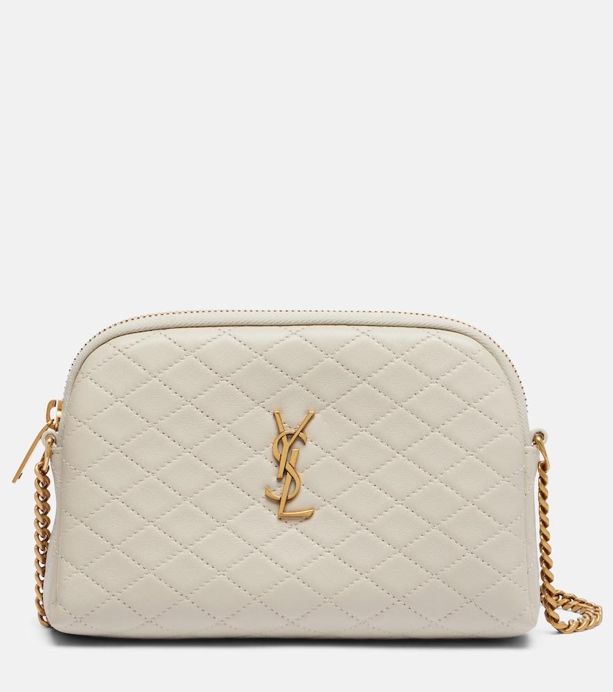 saint laurent gaby small quilted leather shoulder bag