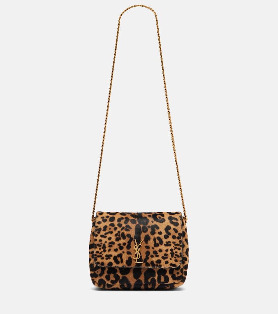 saint laurent kate supple calf hair shoulder bag