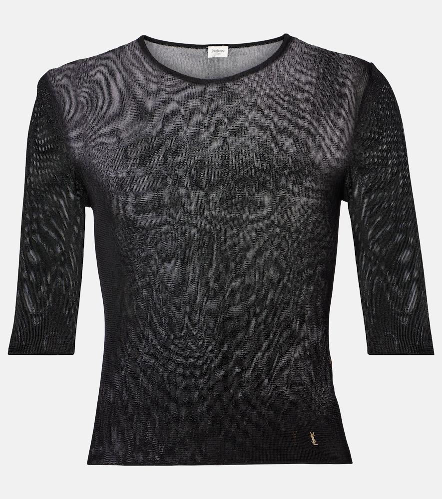 saint laurent knitted top