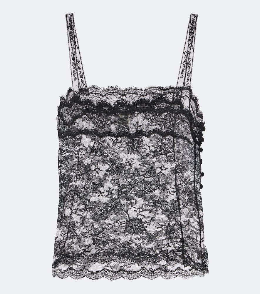 saint laurent lace camisole