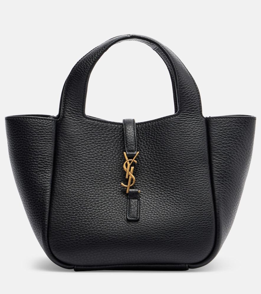 saint laurent le 5 à 7 bea baby leather top-handle bag