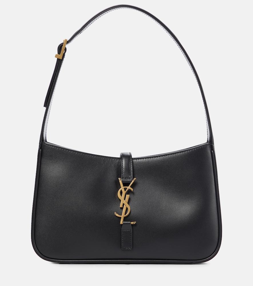 saint laurent le 5 à 7 leather shoulder bag