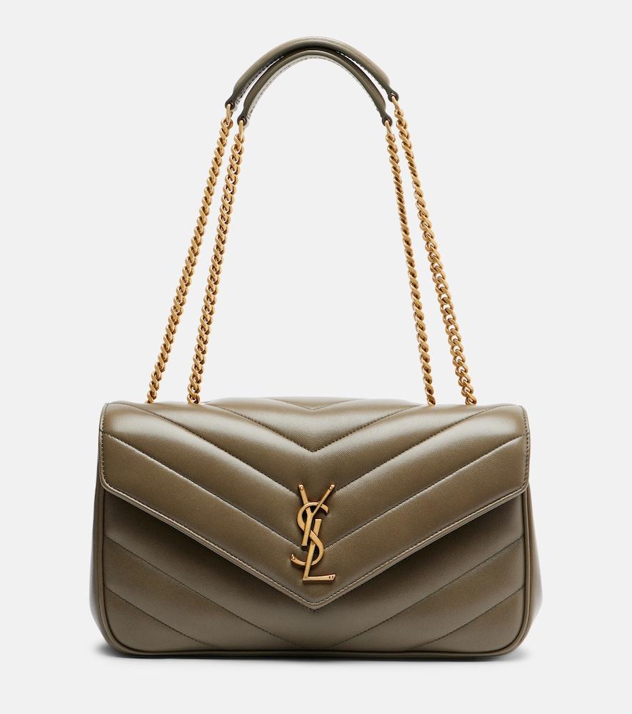 saint laurent loulou medium leather shoulder bag