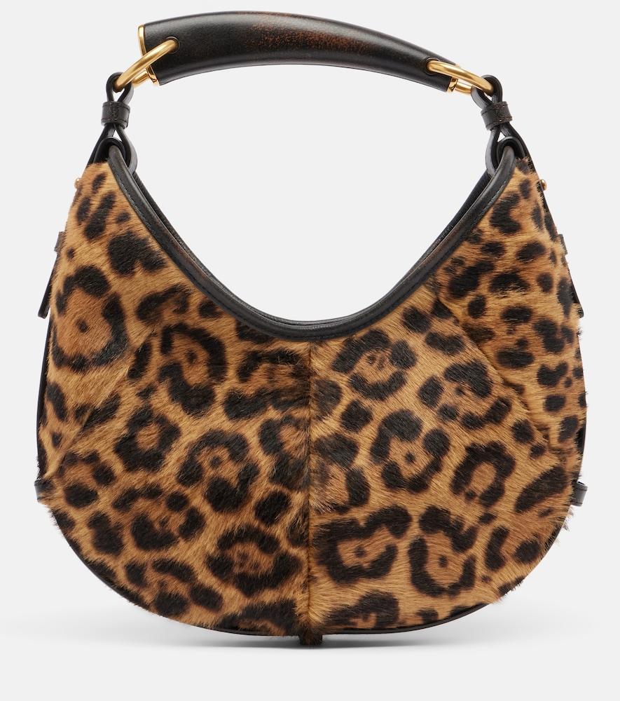 saint laurent mombasa small calf hair shoulder bag