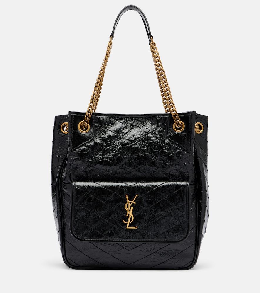 saint laurent niki small leather tote bag