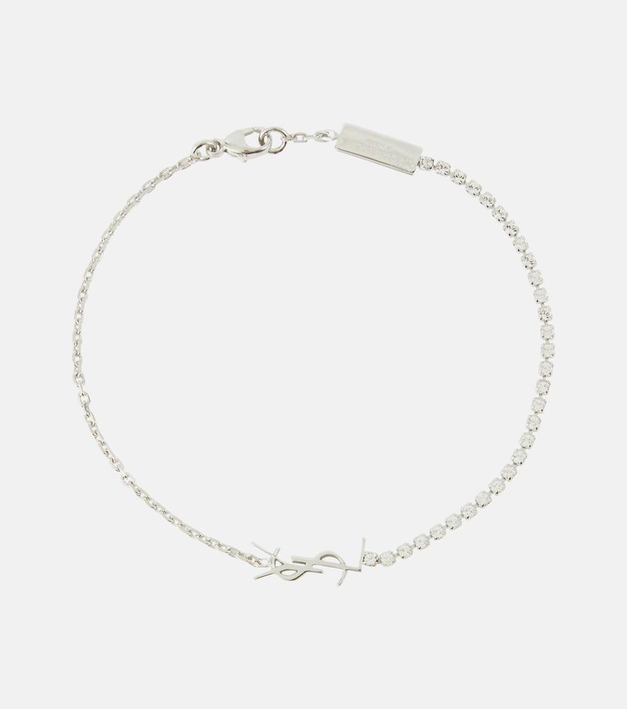 saint laurent opyum crystal-embellished bracelet