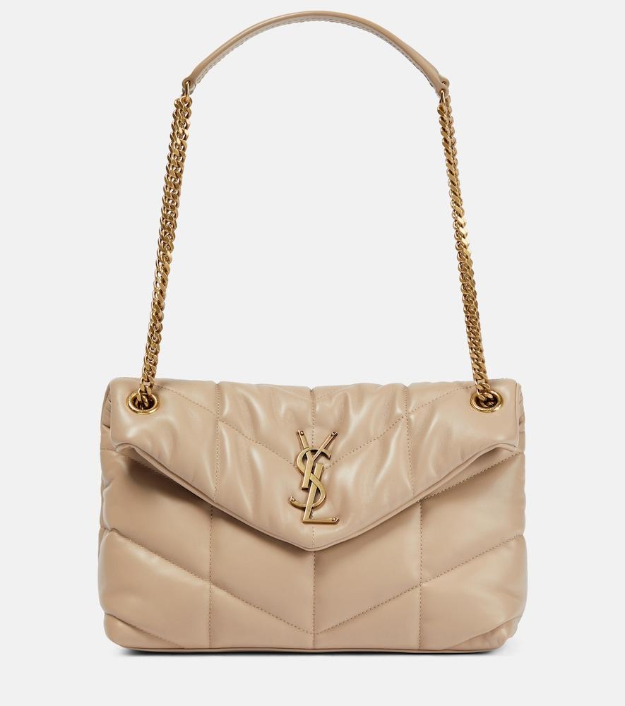 saint laurent puffer small leather shoulder bag