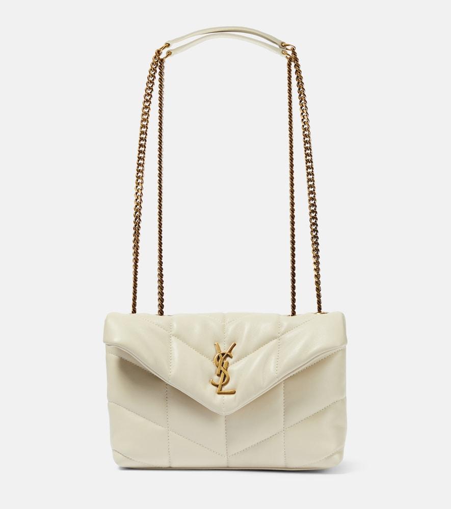 saint laurent puffer toy leather shoulder bag