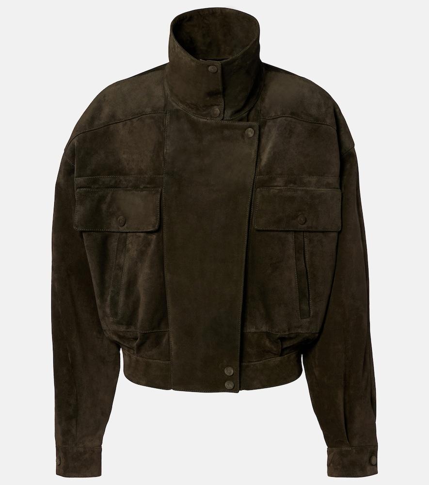 saint laurent suede jacket