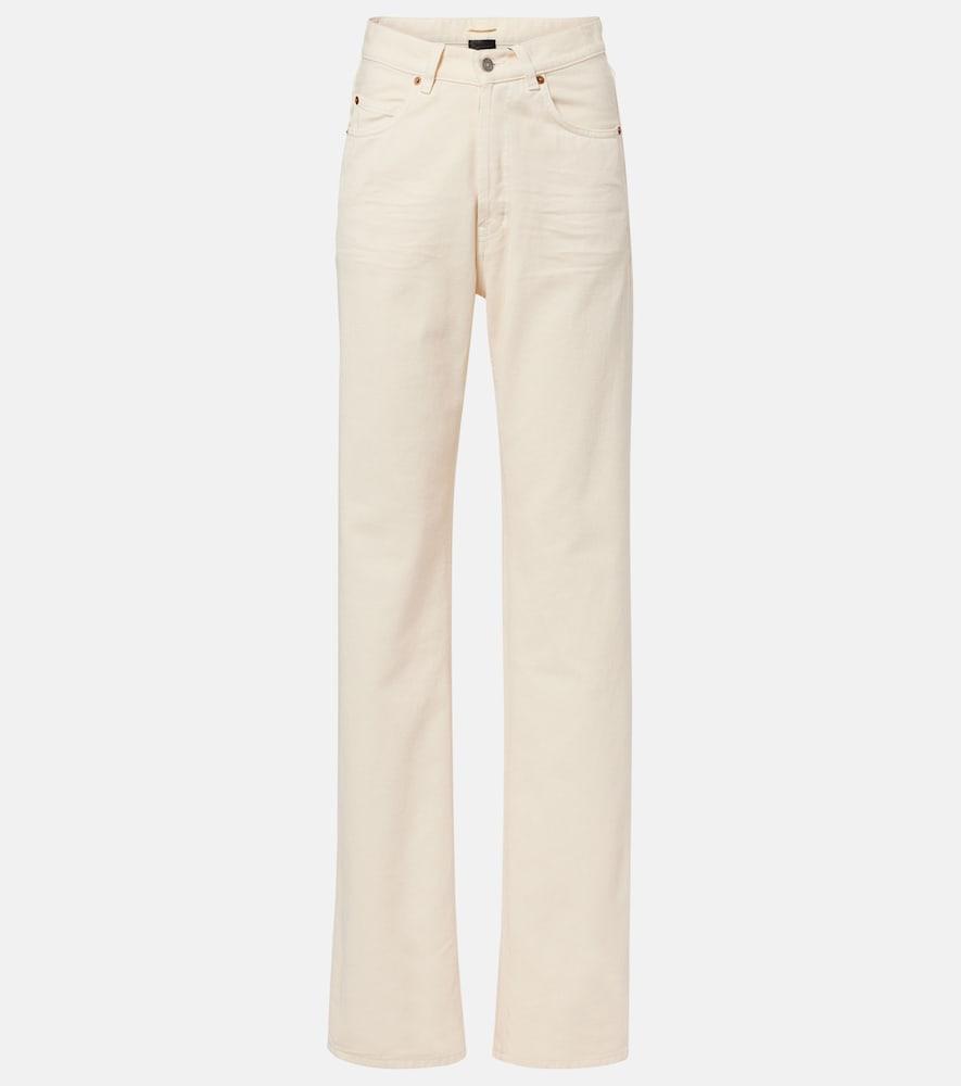 saint laurent wide-leg jeans
