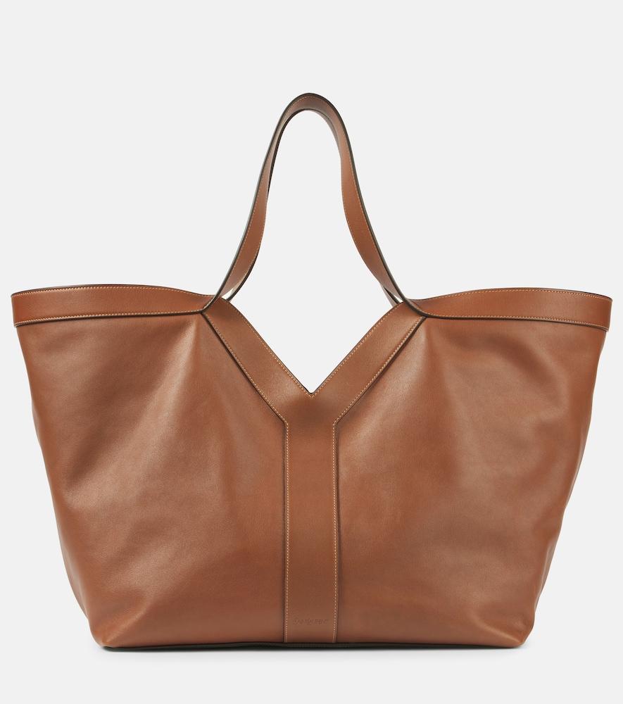 saint laurent y leather tote bag