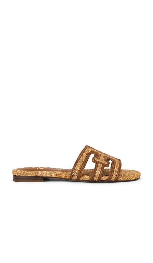 sam edelman bay multi sandal in brown. - size 5.5 (also in 6, 6.5, 8.5)