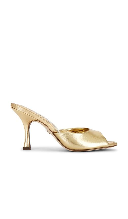 sam edelman jeanie sandal in metallic gold. - size 6 (also in 6.5, 7, 7.5, 8, 8.5, 9, 9.5)