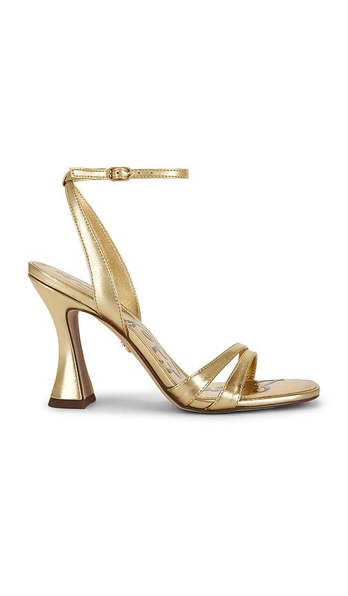 sam edelman junie sandal in metallic gold. - size 10 (also in 6, 6.5, 7, 7.5, 8, 8.5, 9)
