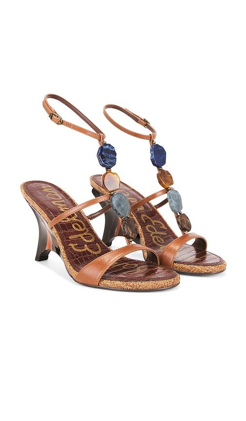 sam edelman massey sandal in cognac. - size 7.5 (also in 8.5)