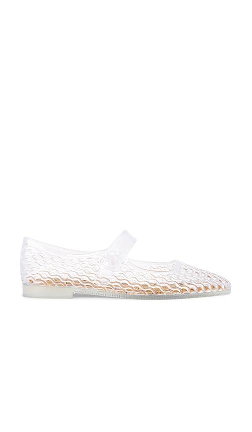 sam edelman michaela jelly flat in white. - size 10 (also in 6, 5, 7, 8, 9)