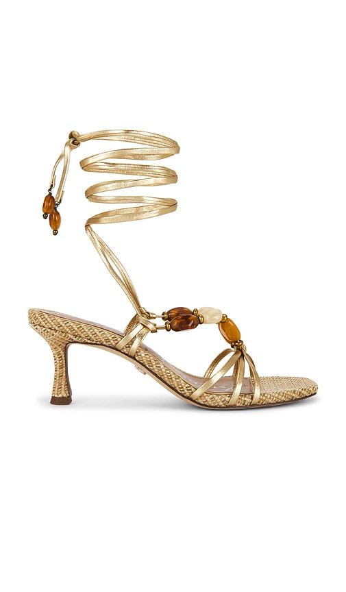 sam edelman paloma sandal in metallic gold. - size 10 (also in 6, 6.5, 7, 8, 9.5, 5.5)