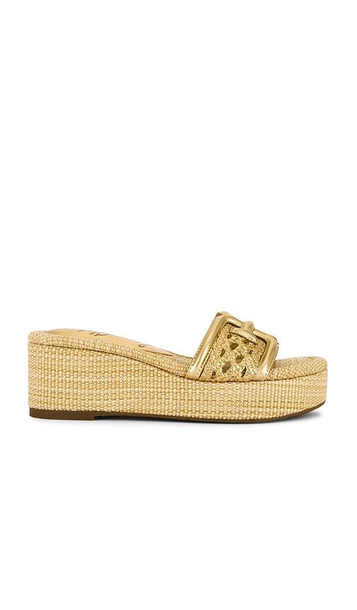 sam edelman pauleena weave sandal in metallic gold. - size 10 (also in 6.5, 7, 7.5, 8, 8.5, 9, 9.5, 10.5)