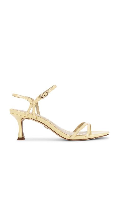 sam edelman presley sandal in yellow. - size 7 (also in 7.5, 8, 8.5, 9, 9.5)