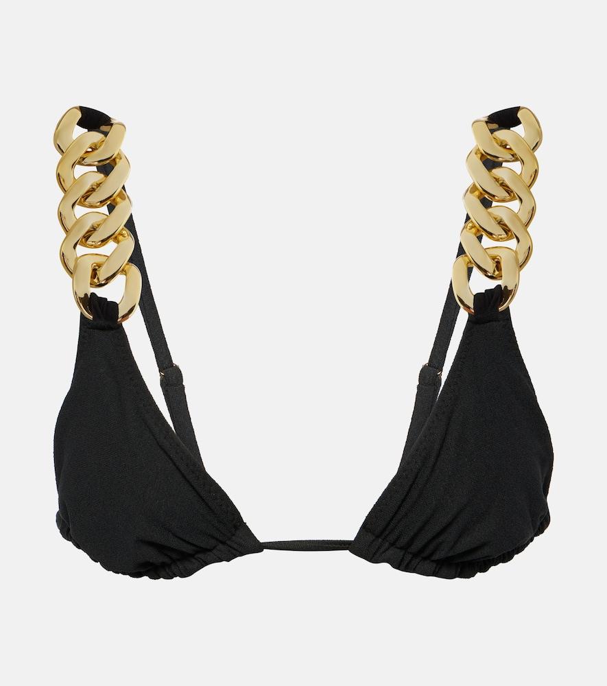 same embellished triangle bikini top