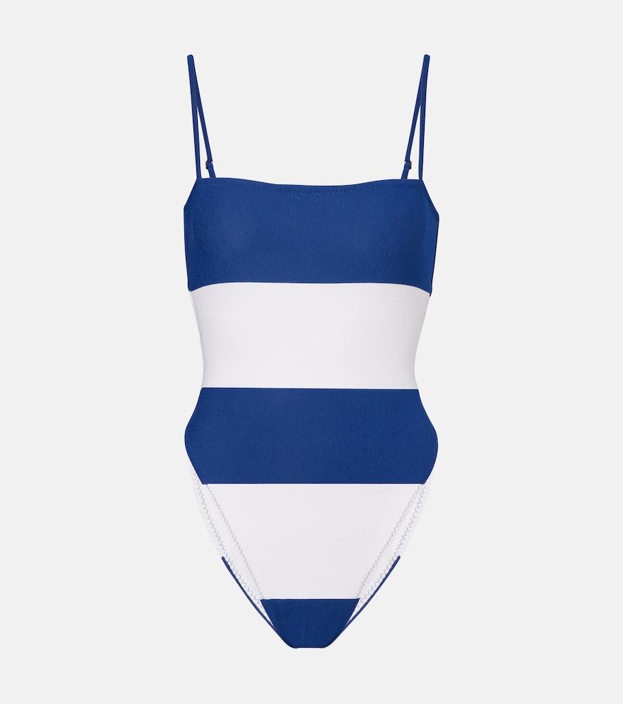 same stripe swimsuit