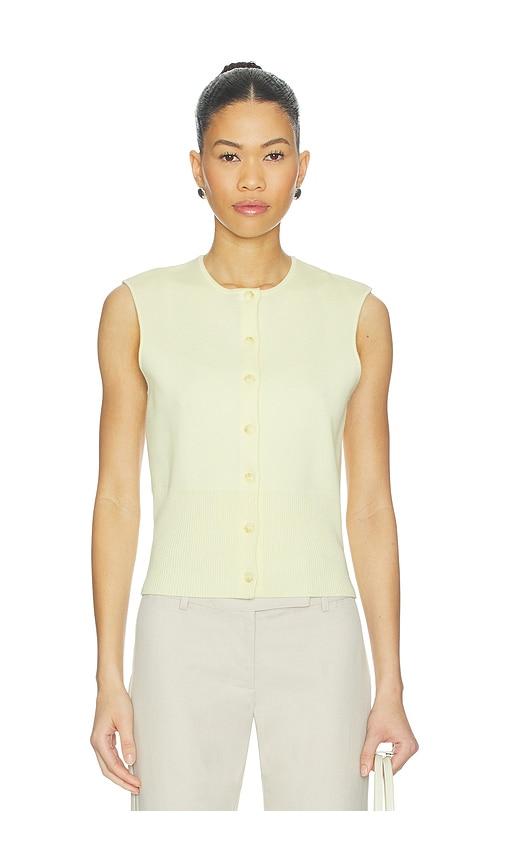 samsoe samsoe saanne top in yellow. - size l (also in xs, s, m)