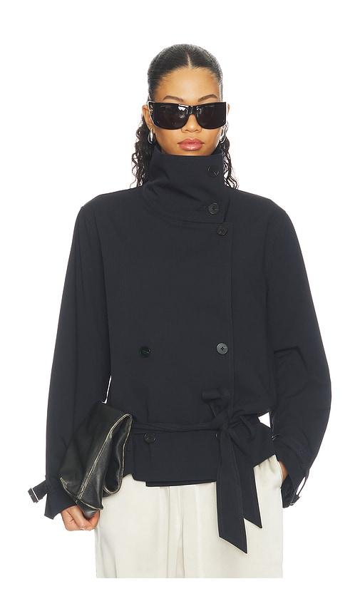 samsoe samsoe sabianca jacket in navy. - size l (also in m, s, xs)