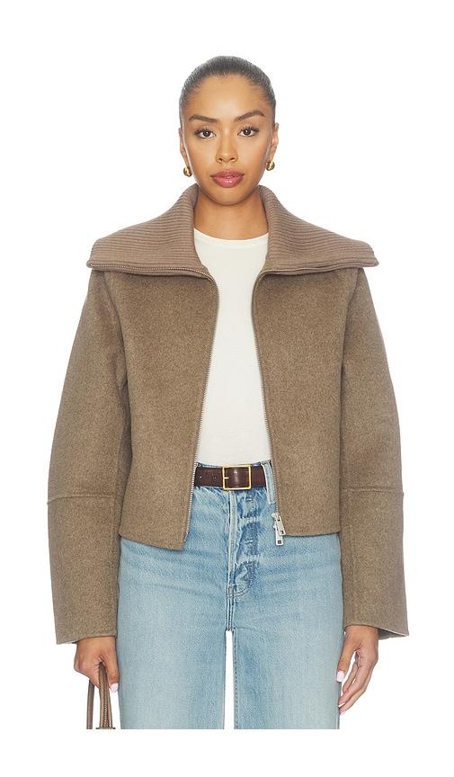 samsoe samsoe sacleo jacket in grey. - size l (also in xs, s, m)