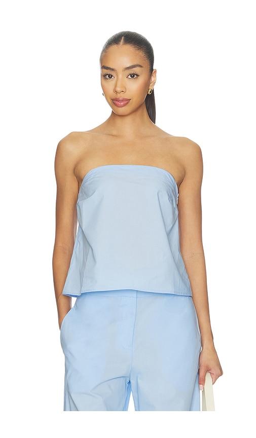 samsoe samsoe saclover top in baby blue. - size m (also in s)