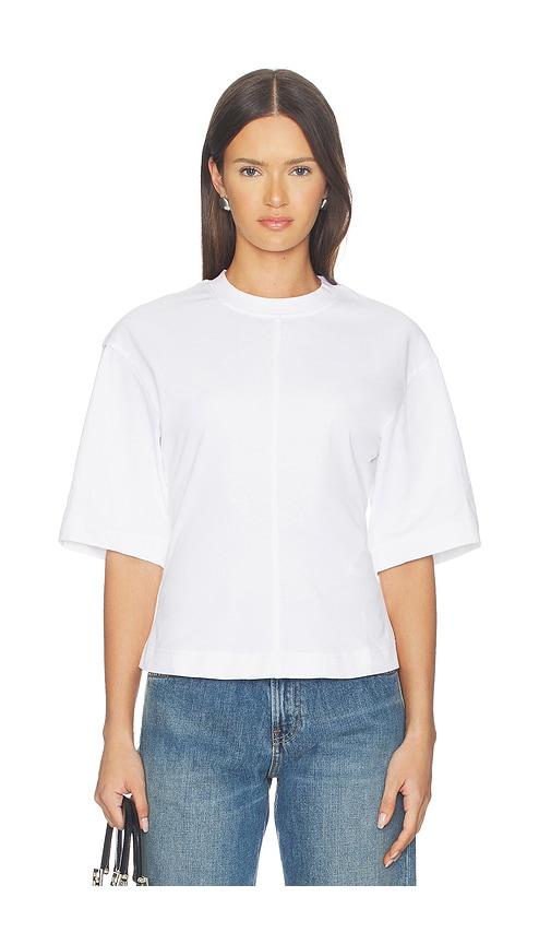 samsoe samsoe sadisas t-shirt in white. - size m (also in xs, s)