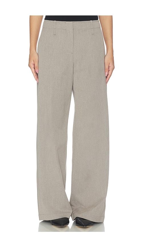 samsoe samsoe saheaven trousers in grey. - size m (also in s, xs)