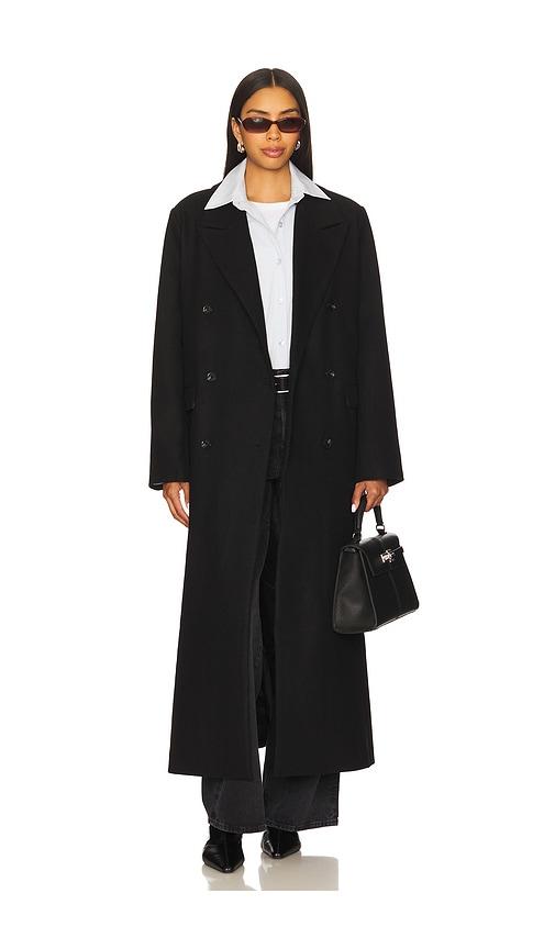 samsoe samsoe sajill coat in black. - size s (also in xs)