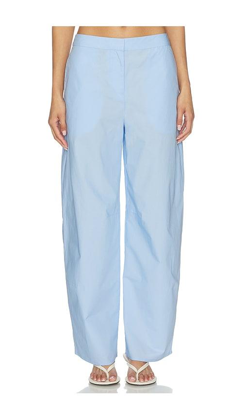 samsoe samsoe saroko trousers in baby blue. - size l (also in xs, s, m)