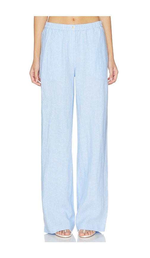 samsoe samsoe satoves trousers in baby blue. - size m (also in s, xs)