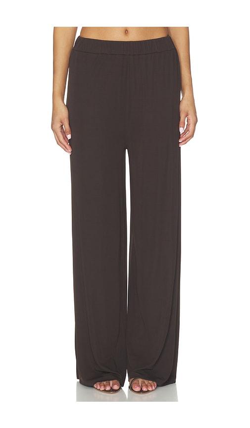 samsoe samsoe saumi trousers in brown. - size l (also in s, xs, m)
