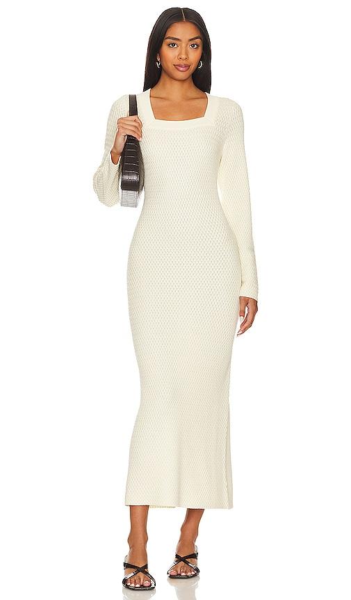 sancia reyna dress in cream. - size l (also in m)